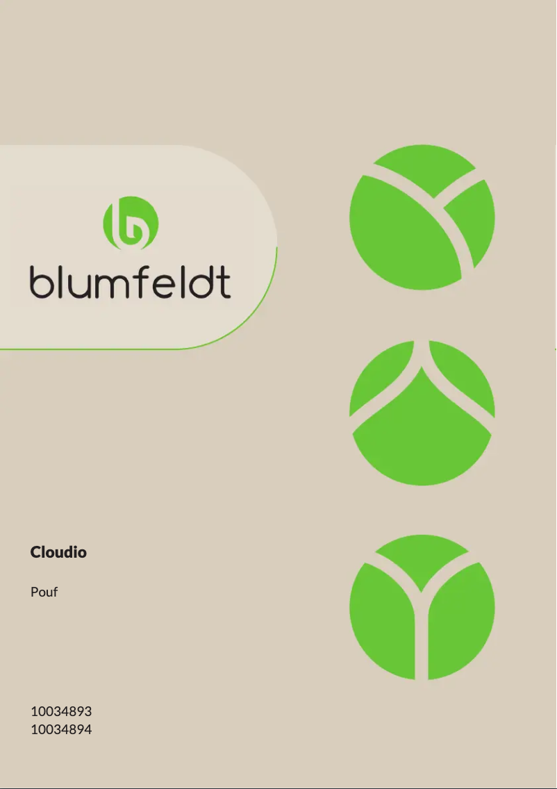 Page 1 de la notice Manuel utilisateur Blumfeldt Cloudio