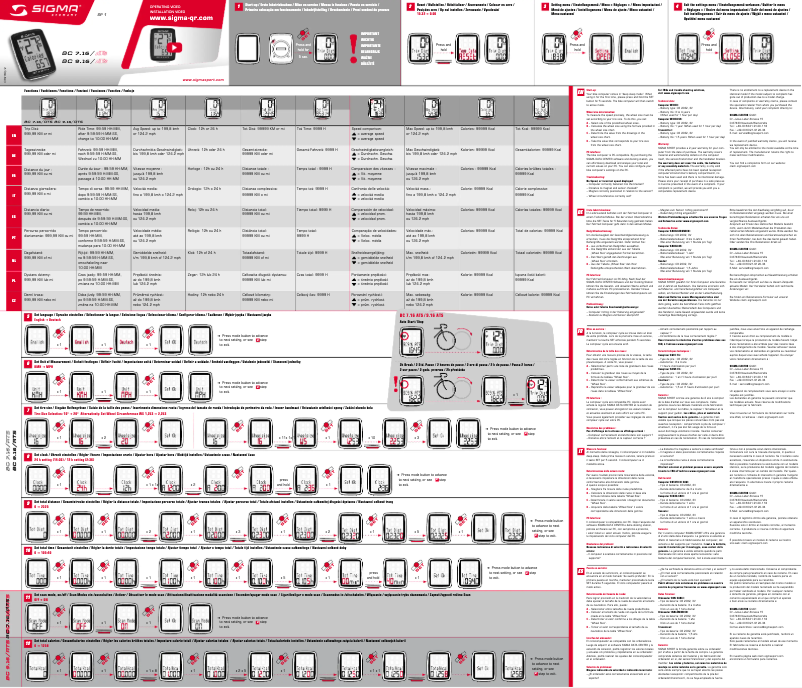 Imagen de la primera página del manual del dispositivo BC 9.16