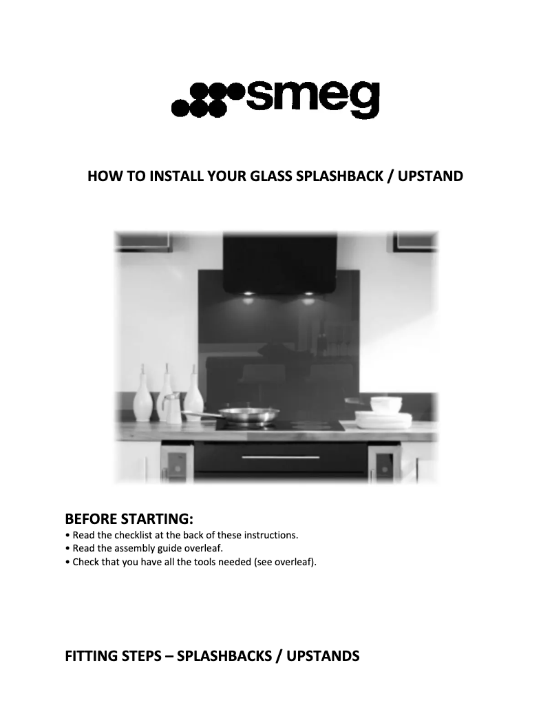 Page 1 de la notice Manuel utilisateur Smeg SPG6075NE