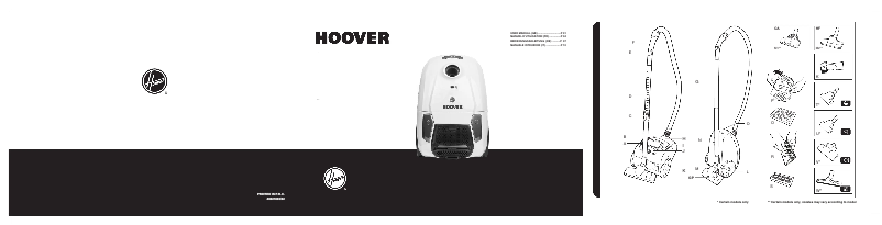 Page 1 de la notice Manuel utilisateur Hoover BV71_BV20021