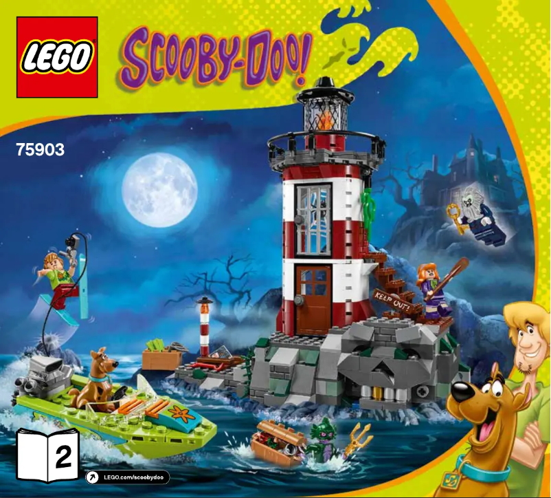 Page 1 de la notice Manuel utilisateur Lego Scooby Doo 75903