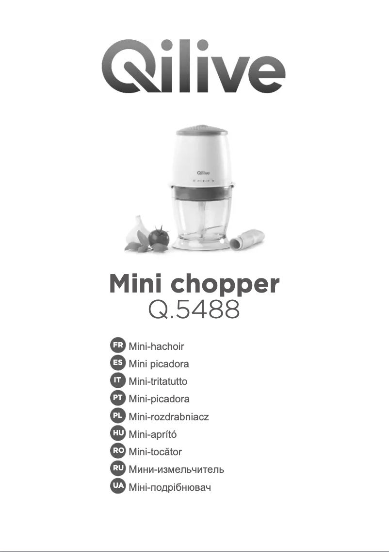 Page n°1 - Manuel utilisateur Qilive Q.5488
