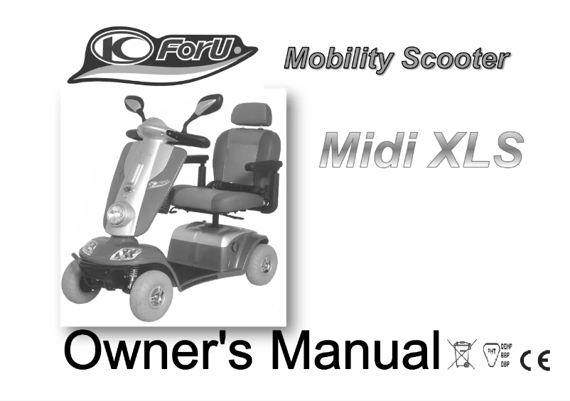 Page 1 de la notice Manuel utilisateur Kymco Midi XLS ForU