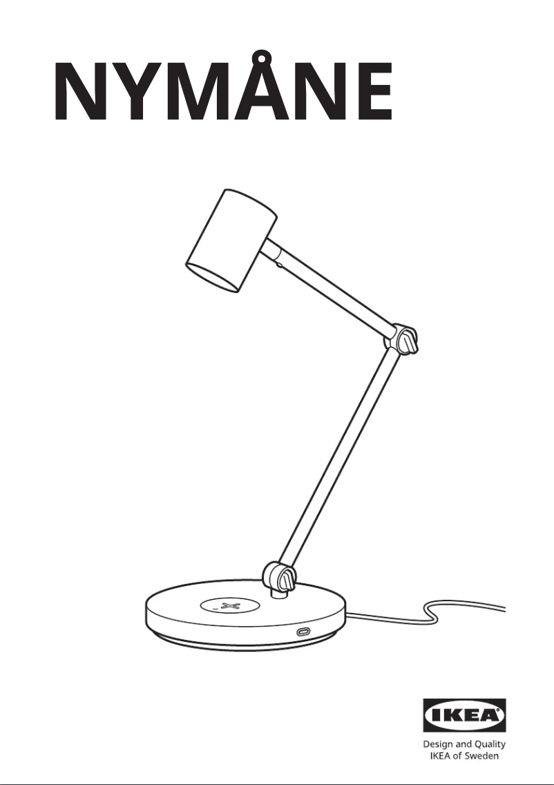 Page 1 de la notice Manuel utilisateur Ikea NYMÅNE 404.777.50