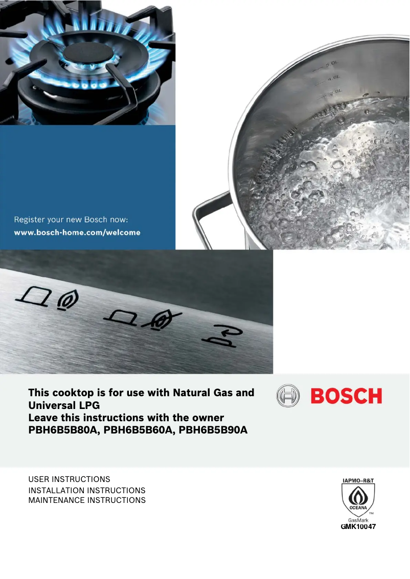 Página 1 del manual Manual de usuario Bosch PBH6B5B90A