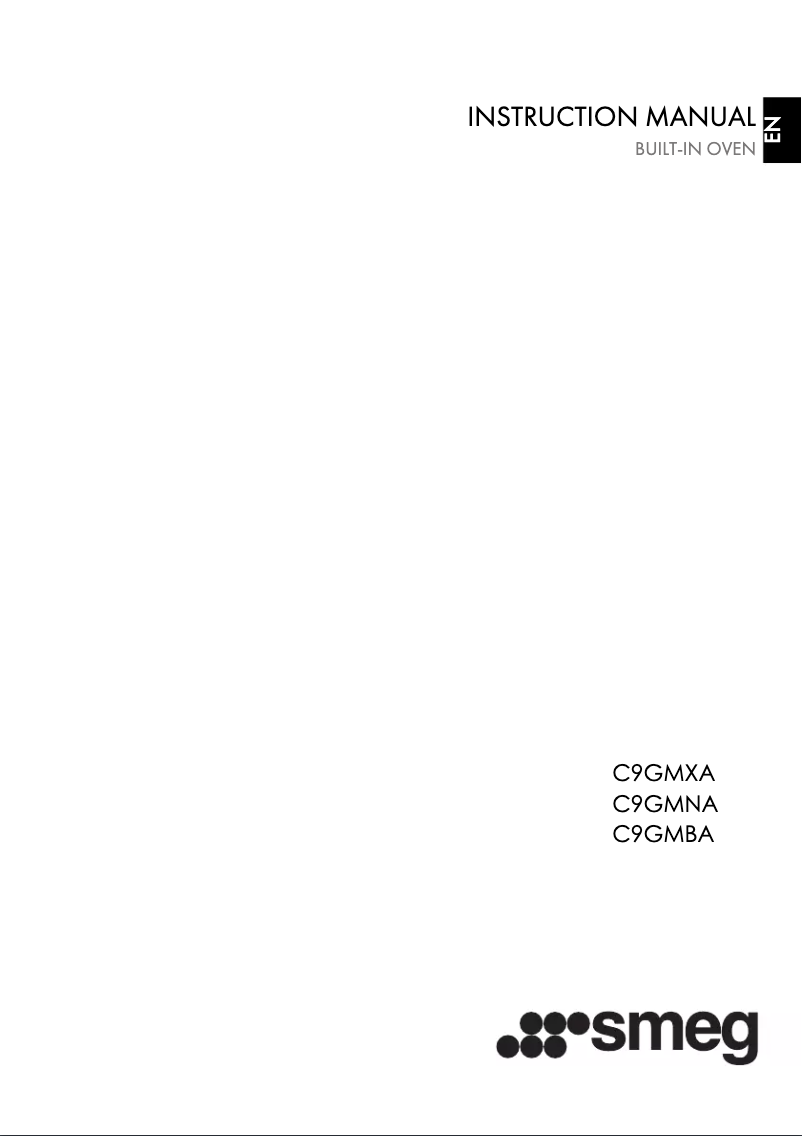 Página 1 del manual Manual de usuario Smeg C9GMBA