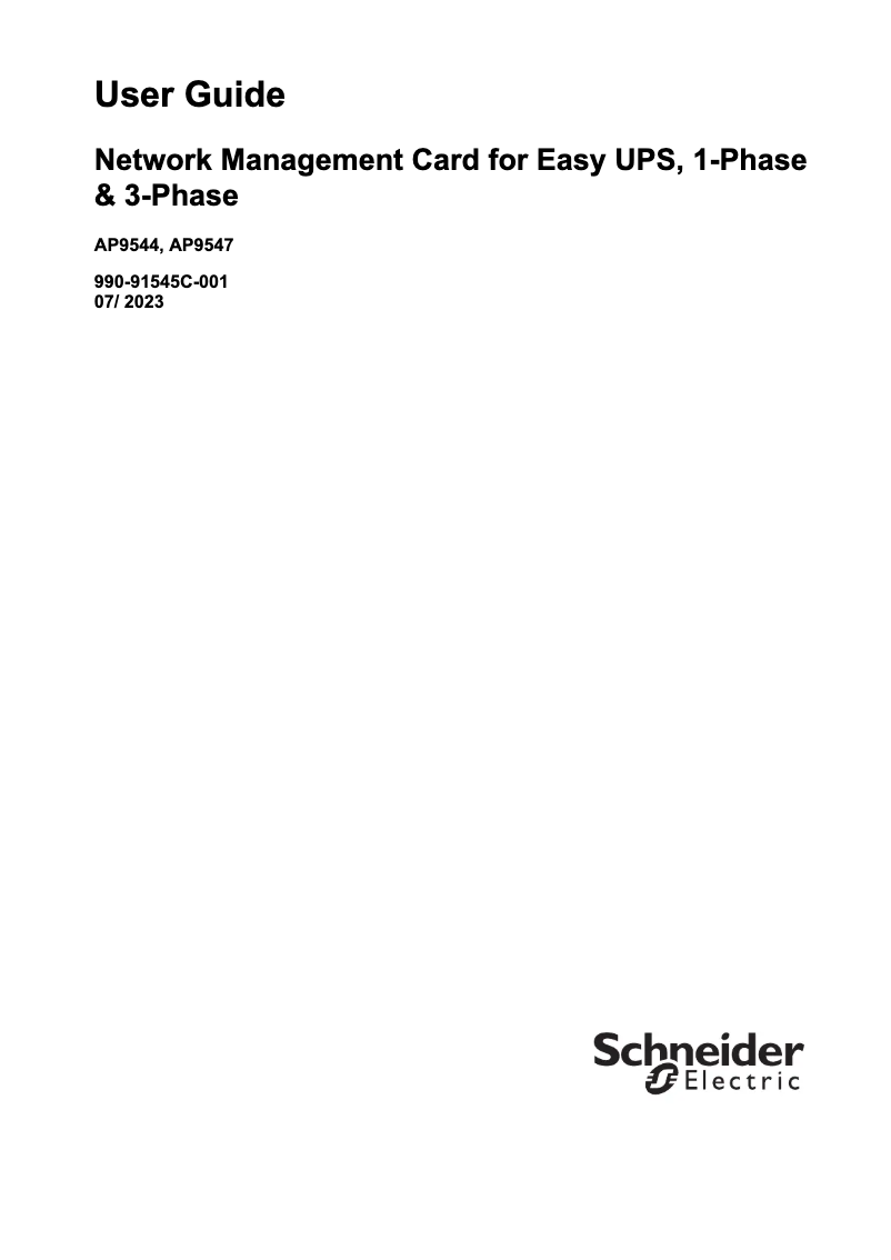 Image de la première page du manuel de l'appareil AP9544