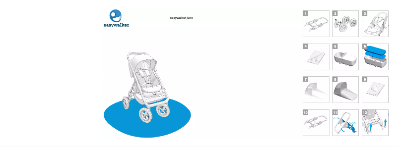 Page 1 de la notice Manuel utilisateur Easywalker June