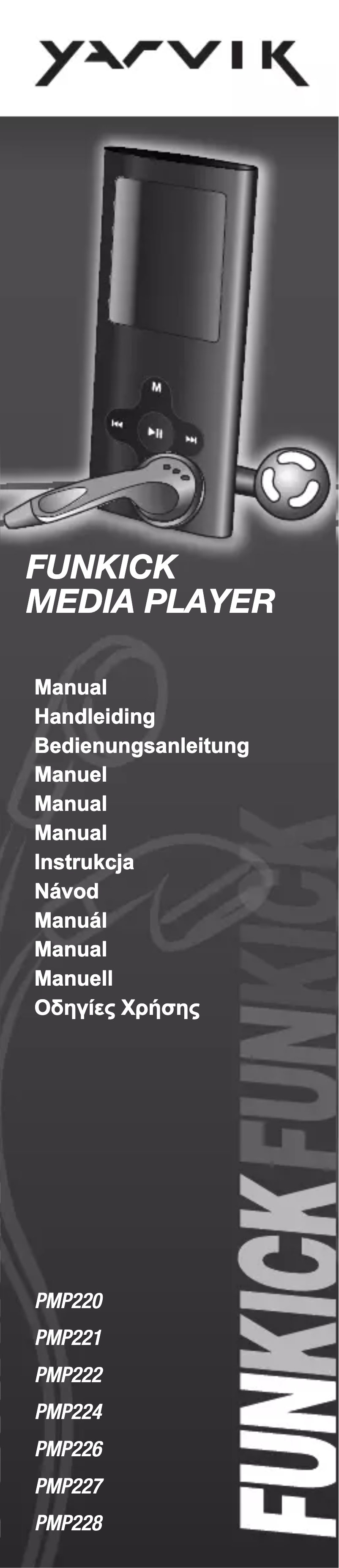 Imagen de la primera página del manual del dispositivo Funkick PMP224