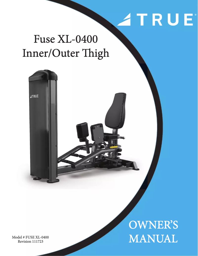 Page 1 de la notice Manuel utilisateur True XL-0400