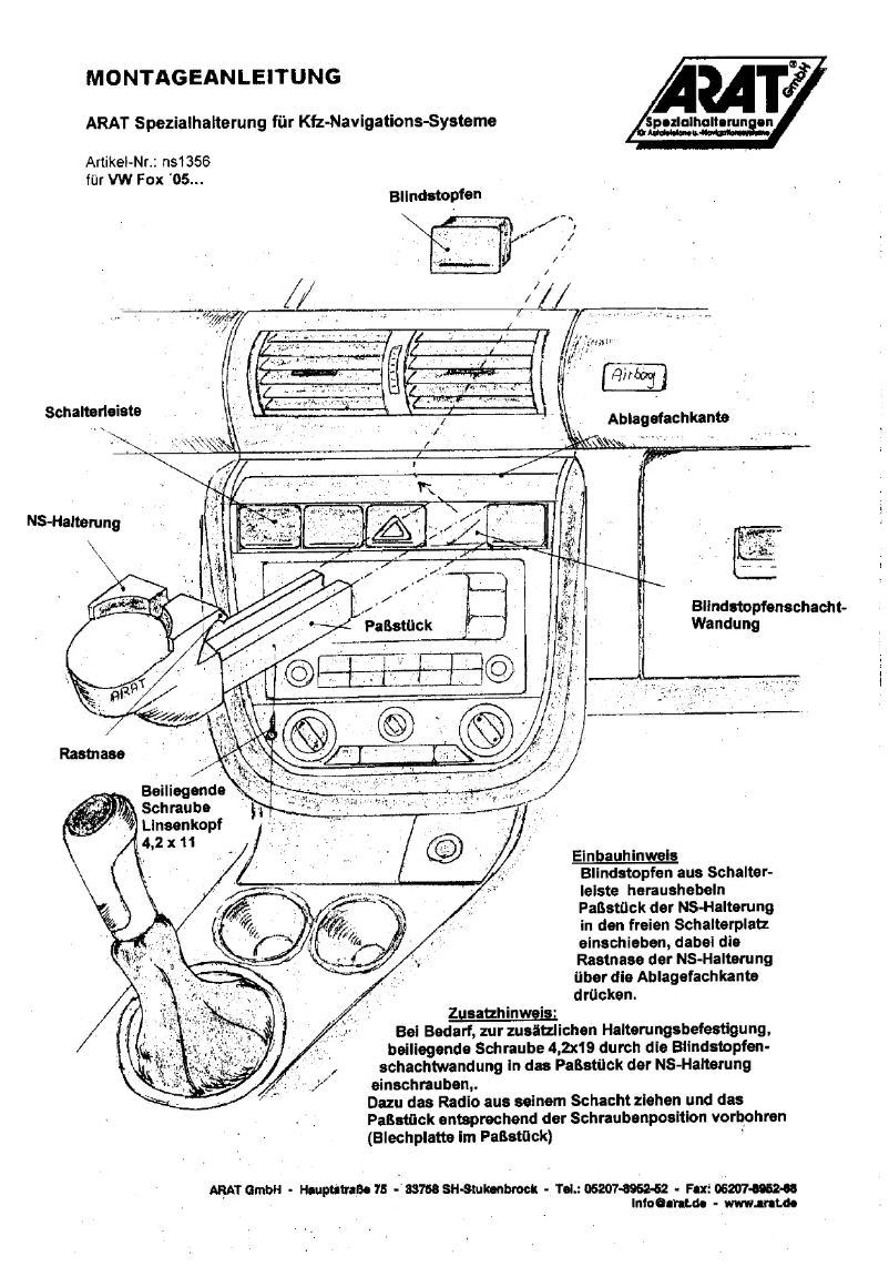 Image de la première page du manuel de l'appareil NS1356