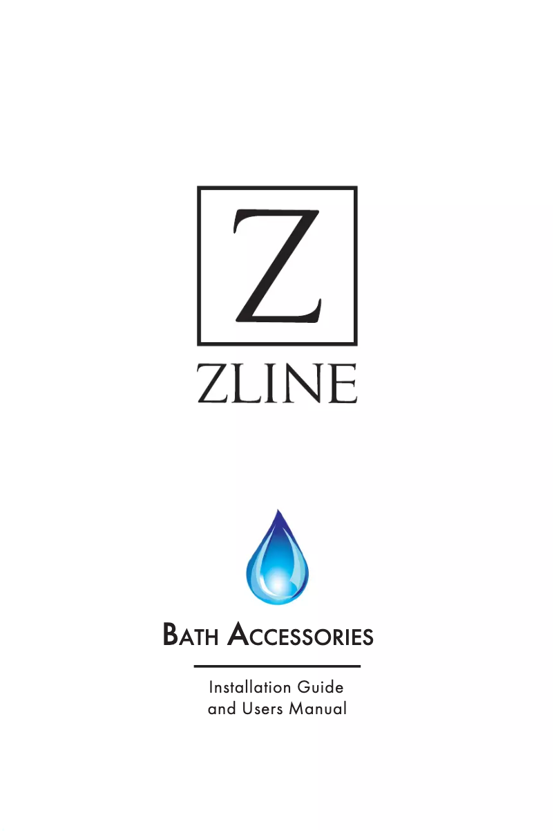 Page n°1 - Manuel utilisateur ZLine BLS-BFW-PG