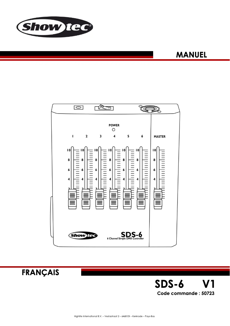 Image de la première page du manuel de l'appareil SDC-6