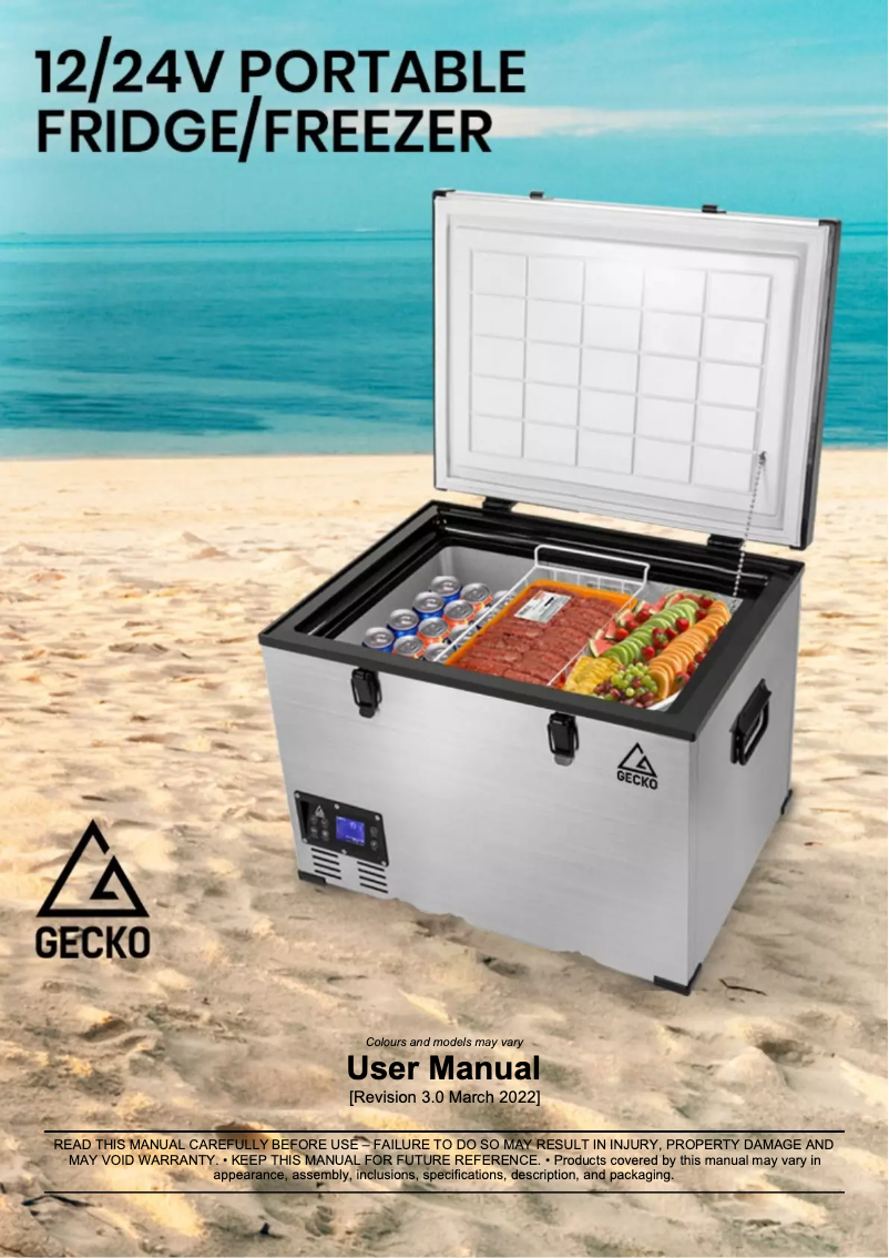 Image de la première page du manuel de l'appareil GEK-105G