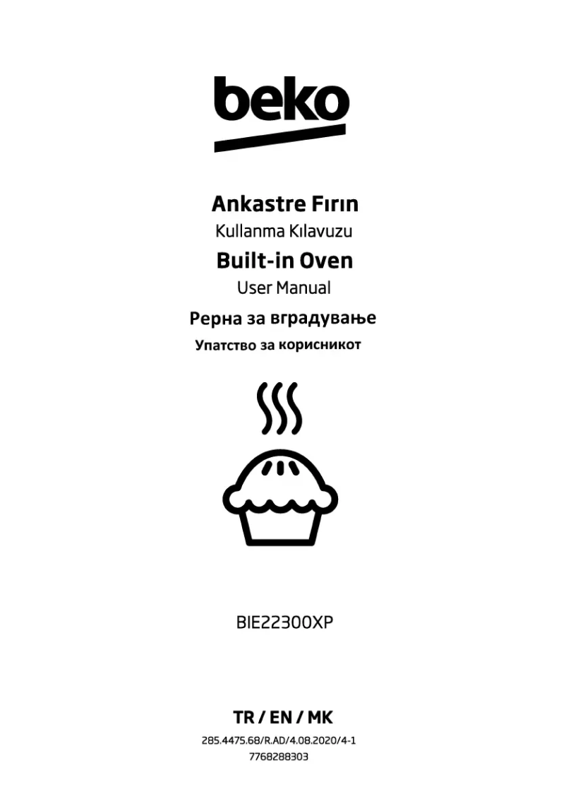 Page 1 de la notice Label énergétique Beko BIE22300XP