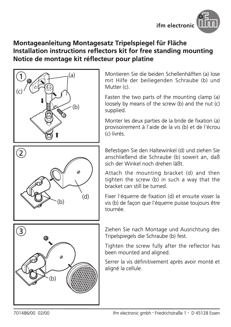 Page 1 de la notice Manuel utilisateur IFM E20915