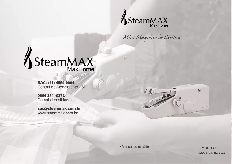 Página 1 del manual Manual de usuario SteamMax SM-505 Mini