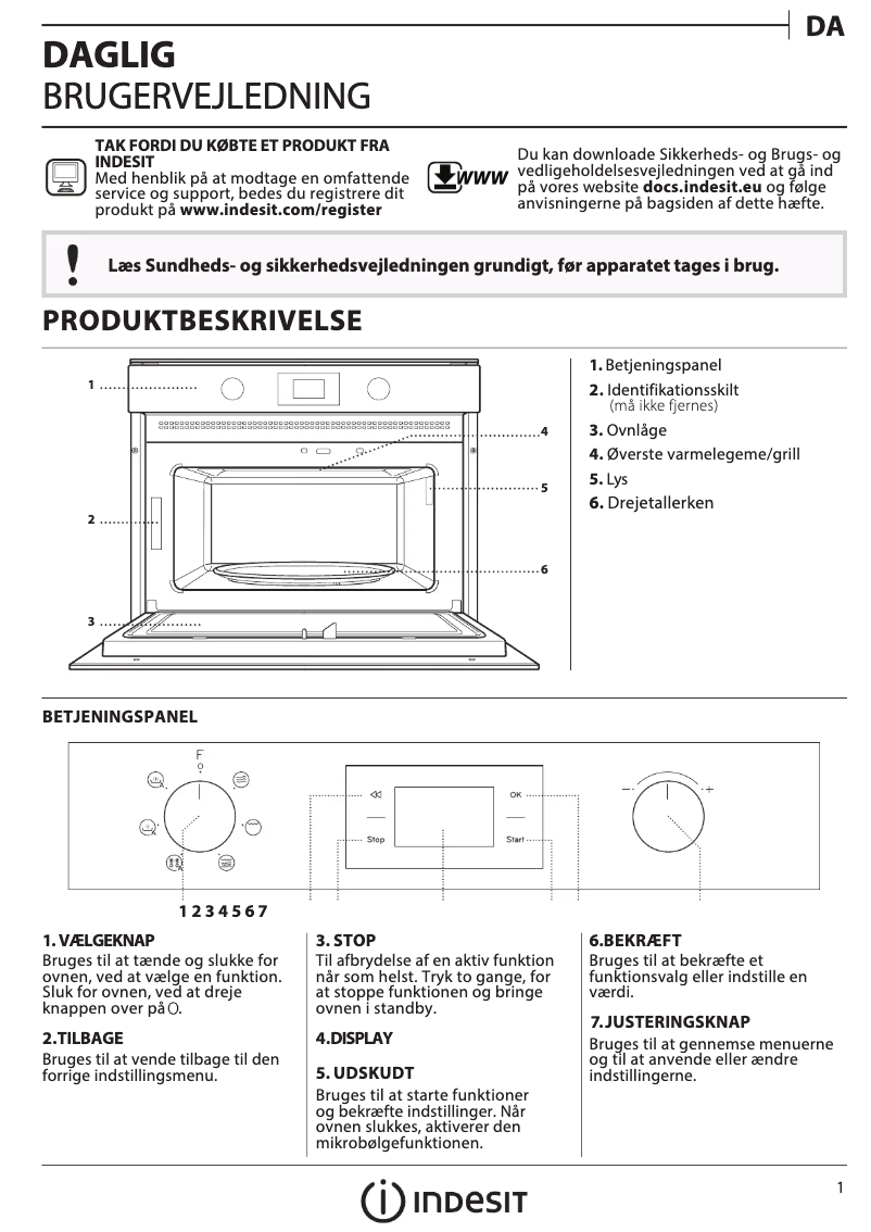 Imagen de la primera página del manual del dispositivo MWI 4343 BL