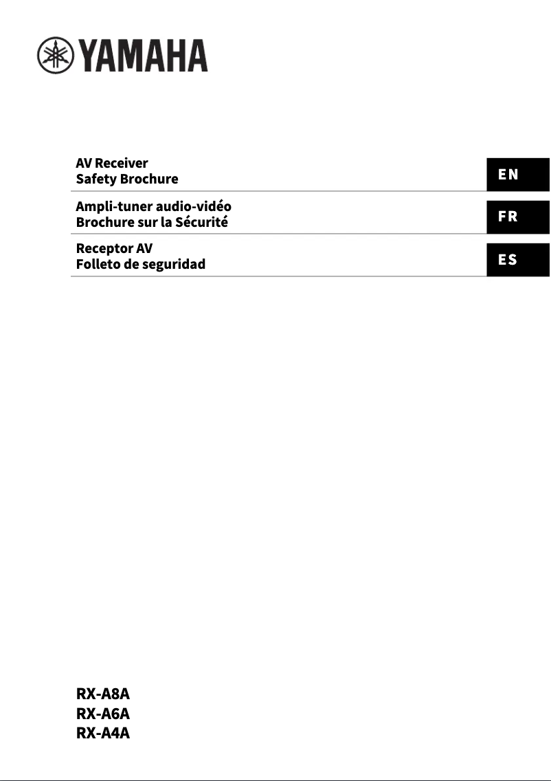 Page 1 de la notice Brochure Yamaha MusicCast Aventage RX-A4A