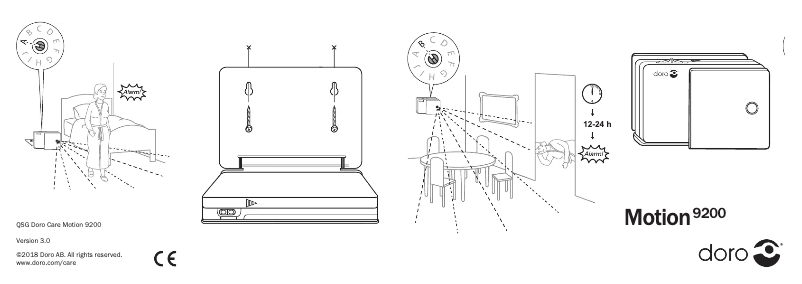 Page 1 de la notice Manuel utilisateur Doro Motion 9200