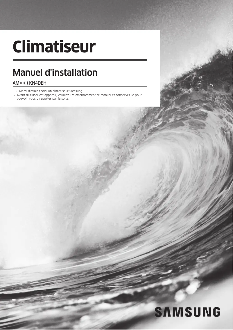 Image de la première page du manuel de l'appareil AM056KN4DEH/EU