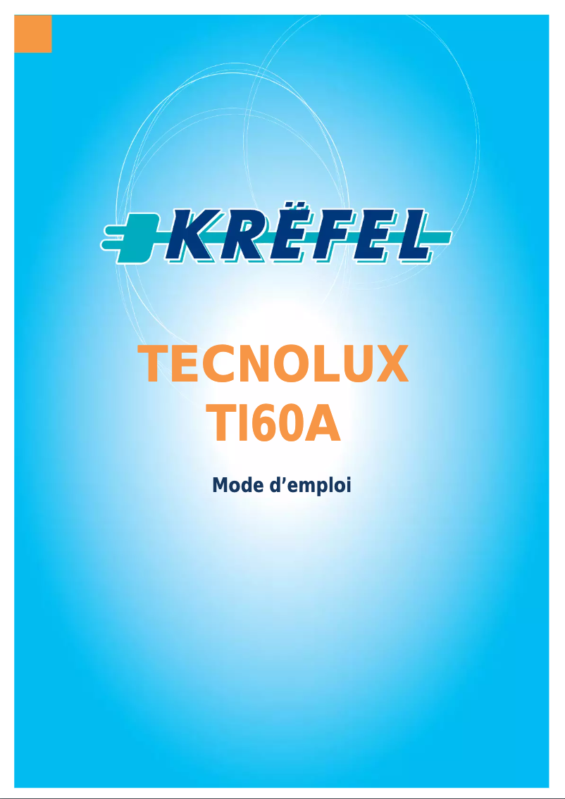 Page 1 de la notice Manuel utilisateur Tecnolux TI60A