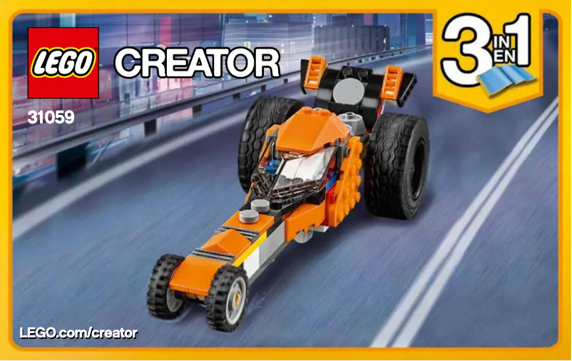 Page n°1 - Manuel utilisateur Lego Creator 31059