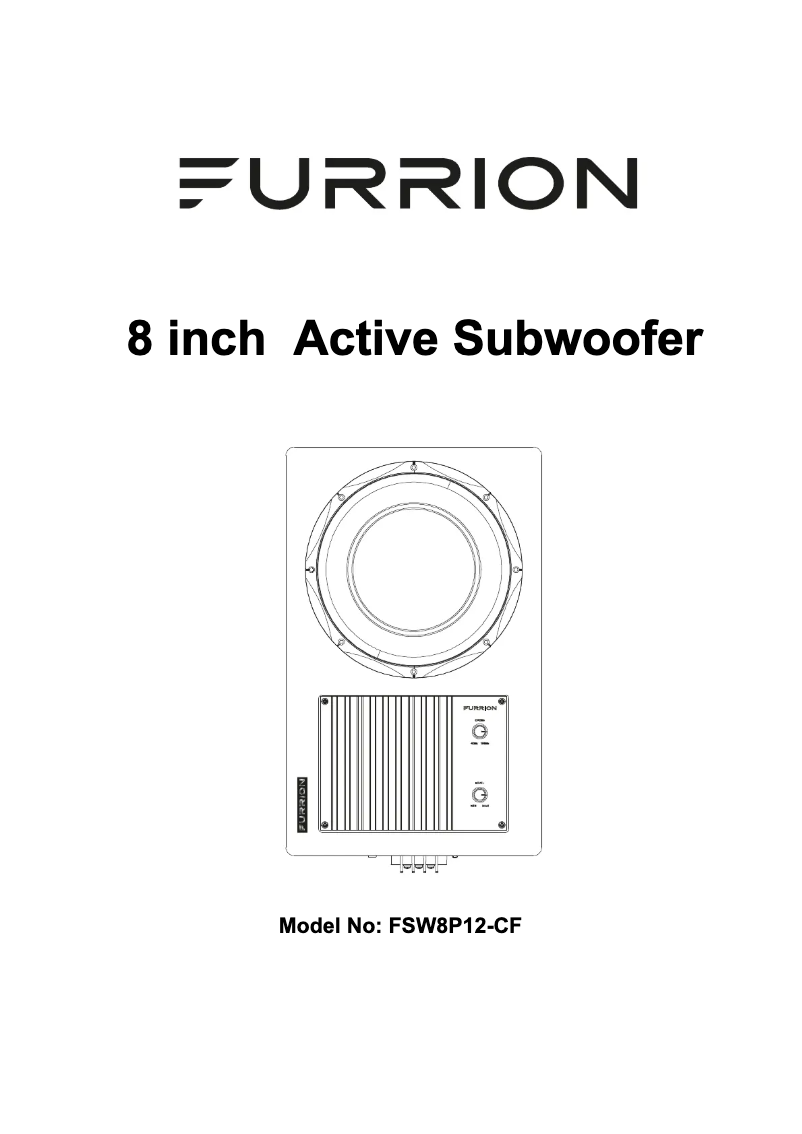 Page 1 de la notice Manuel utilisateur Furrion FSW8P12-CF