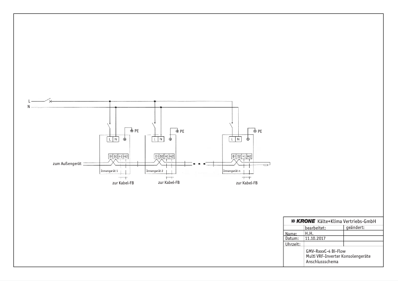 Image de la première page du manuel de l'appareil GMV-ND050C