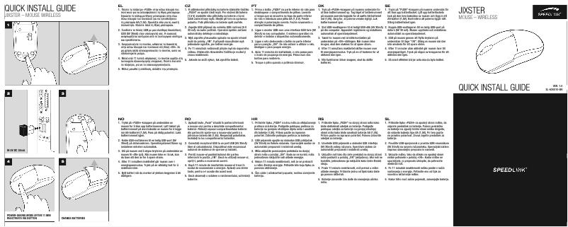 Page 1 de la notice Manuel utilisateur Speed-Link Jixster SL-630010