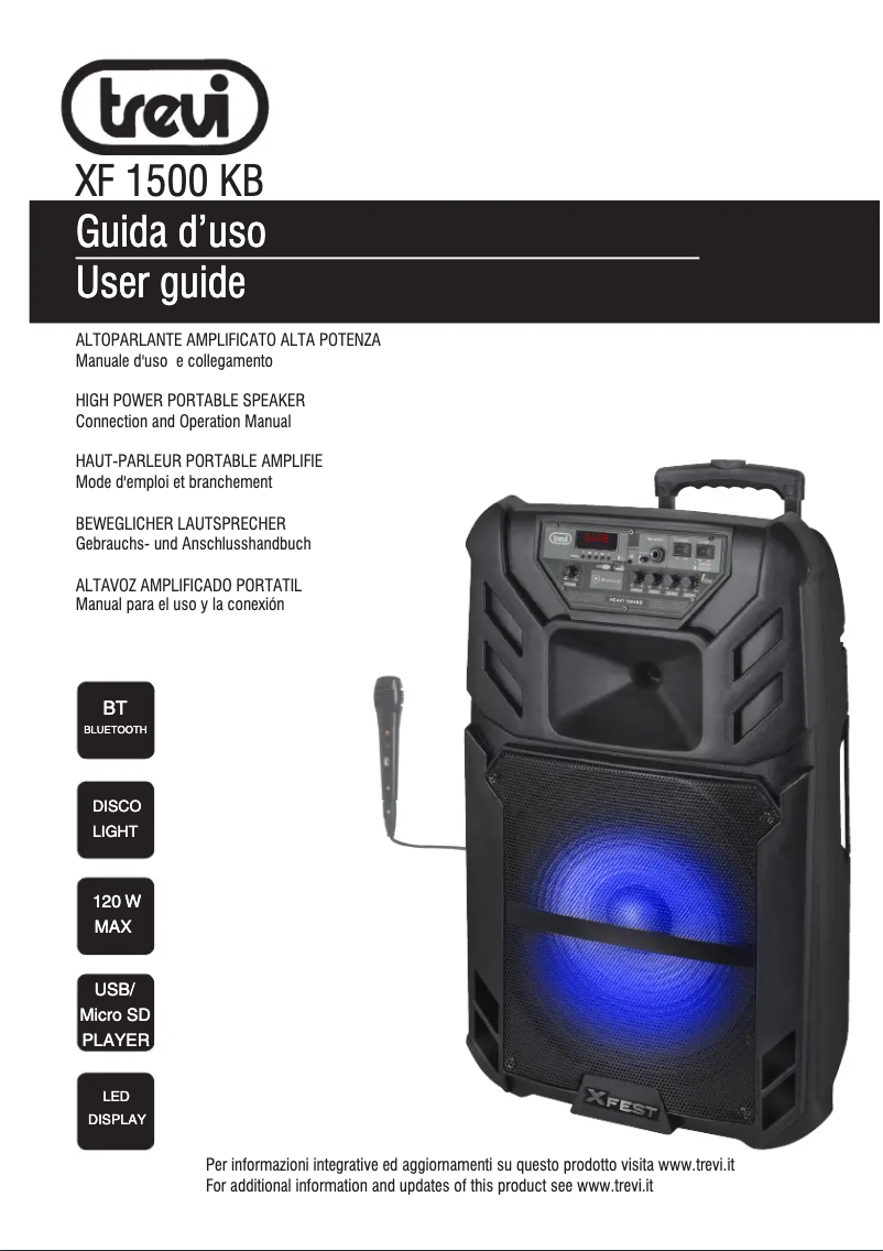 Image de la première page du manuel de l'appareil XF 1500 KB