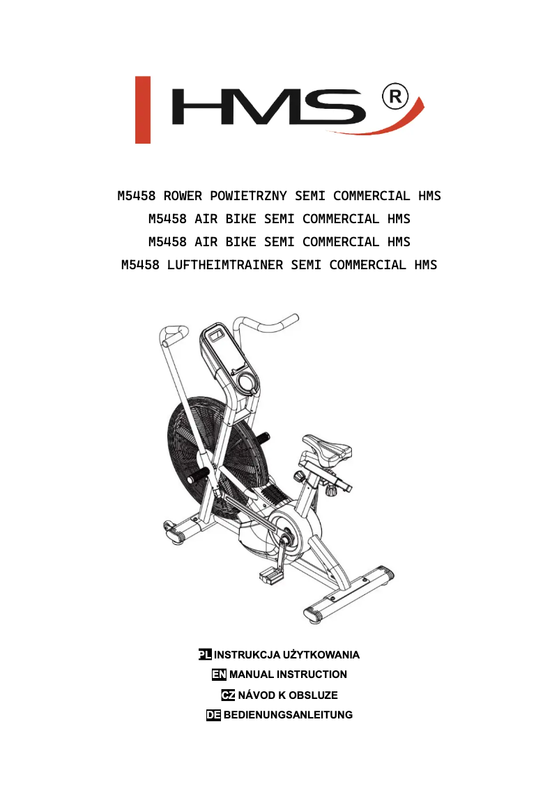 Image de la première page du manuel de l'appareil MP5458