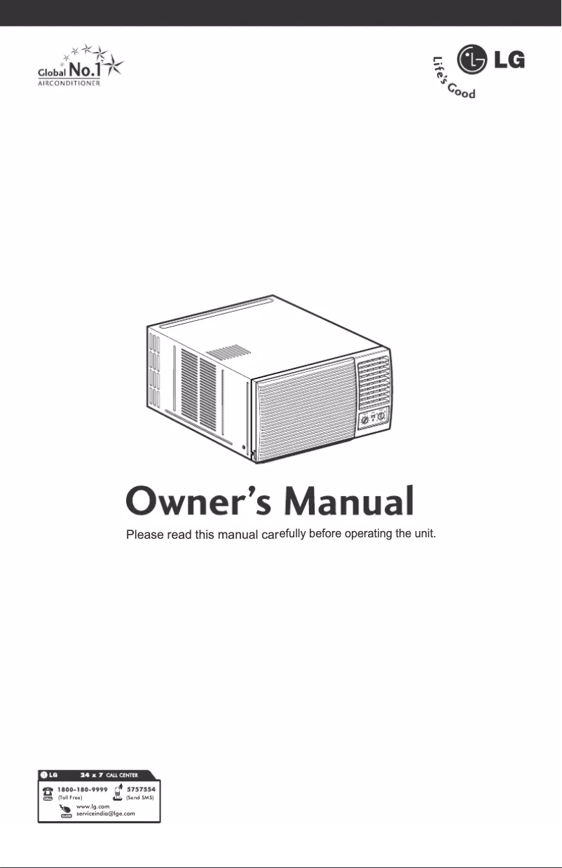 Page 1 de la notice Manuel utilisateur LG LWA3GW1AS1