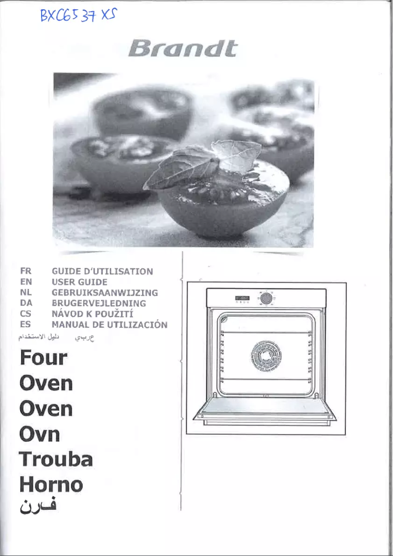 Page 1 de la notice Manuel utilisateur Brandt BXC6537XS