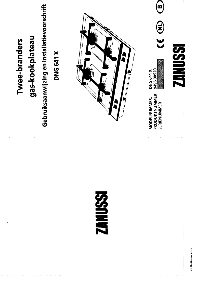 Image de la première page du manuel de l'appareil DNG 641 x