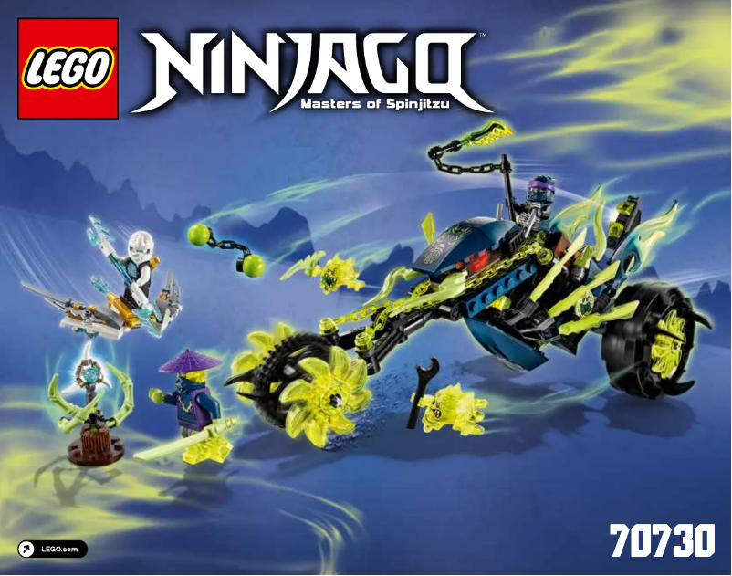 Página 1 del manual Manual de usuario Lego Ninjago 70730