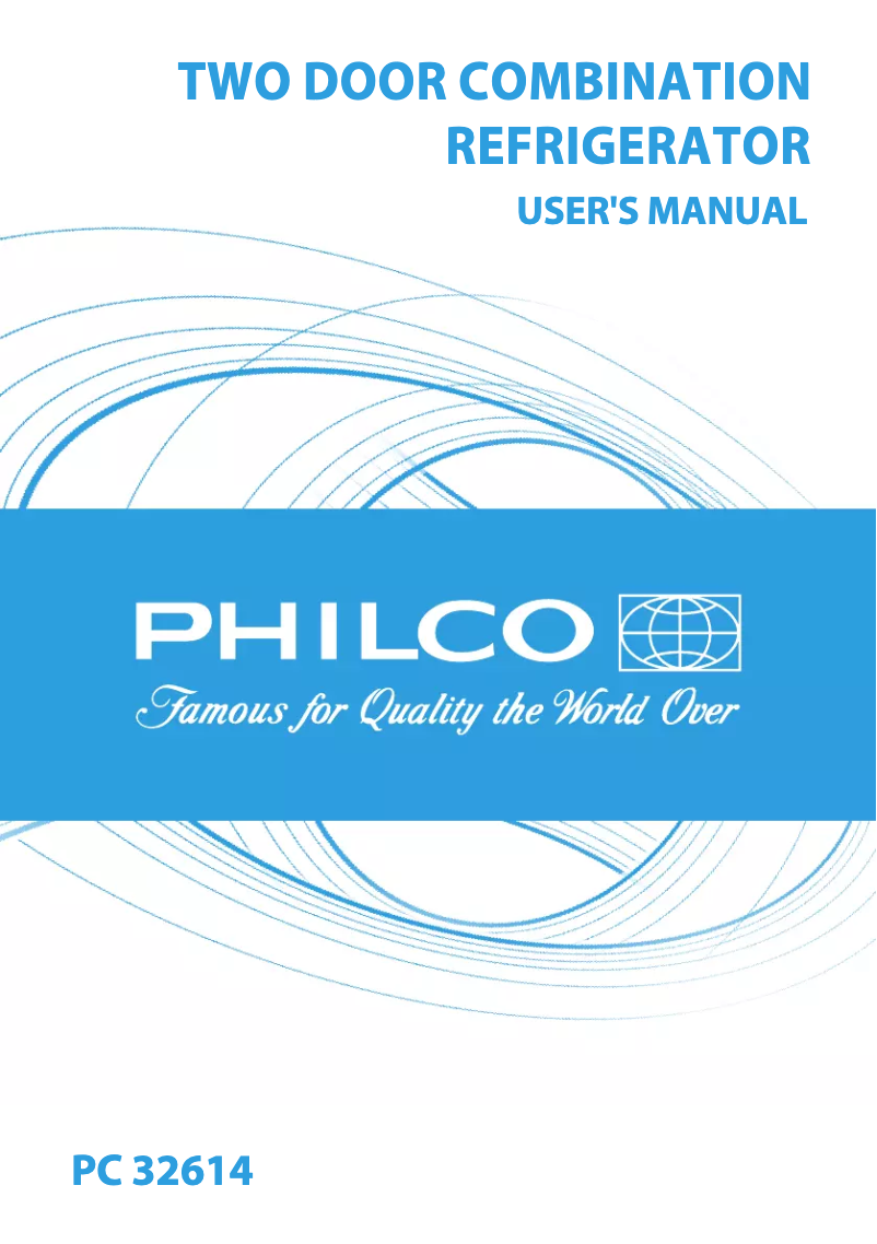 Page 1 de la notice Manuel utilisateur Philco PC 32614