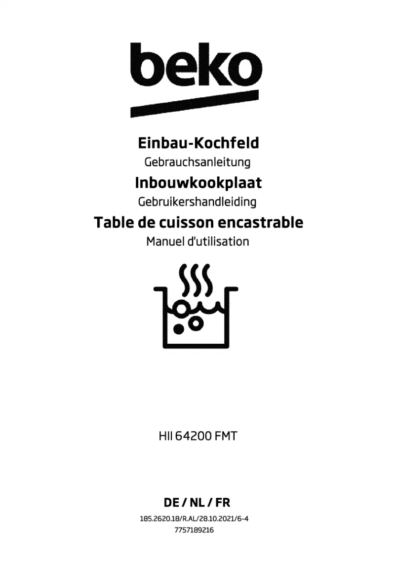 Image de la première page du manuel de l'appareil HII 64200 FMT