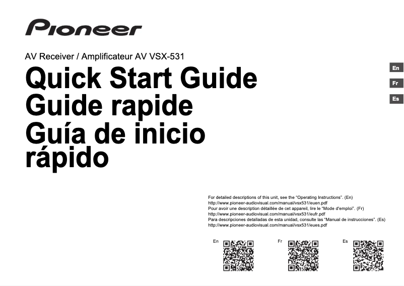 Page 1 of the manual User Manual Pioneer HTP-206