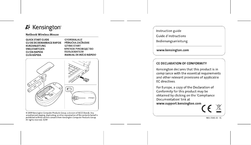 Image de la première page du manuel de l'appareil K72349