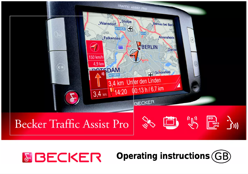 Page n°1 - Manuel utilisateur Becker 7916 TM