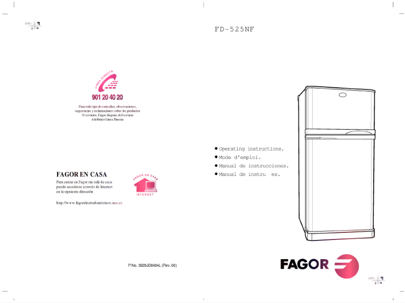 Page 1 de la notice Manuel utilisateur LG GR-532SF