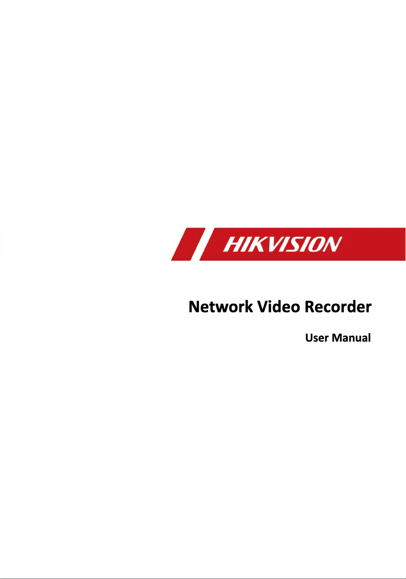 Page 1 de la notice Manuel utilisateur Hikvision DS-7808NXI-I2