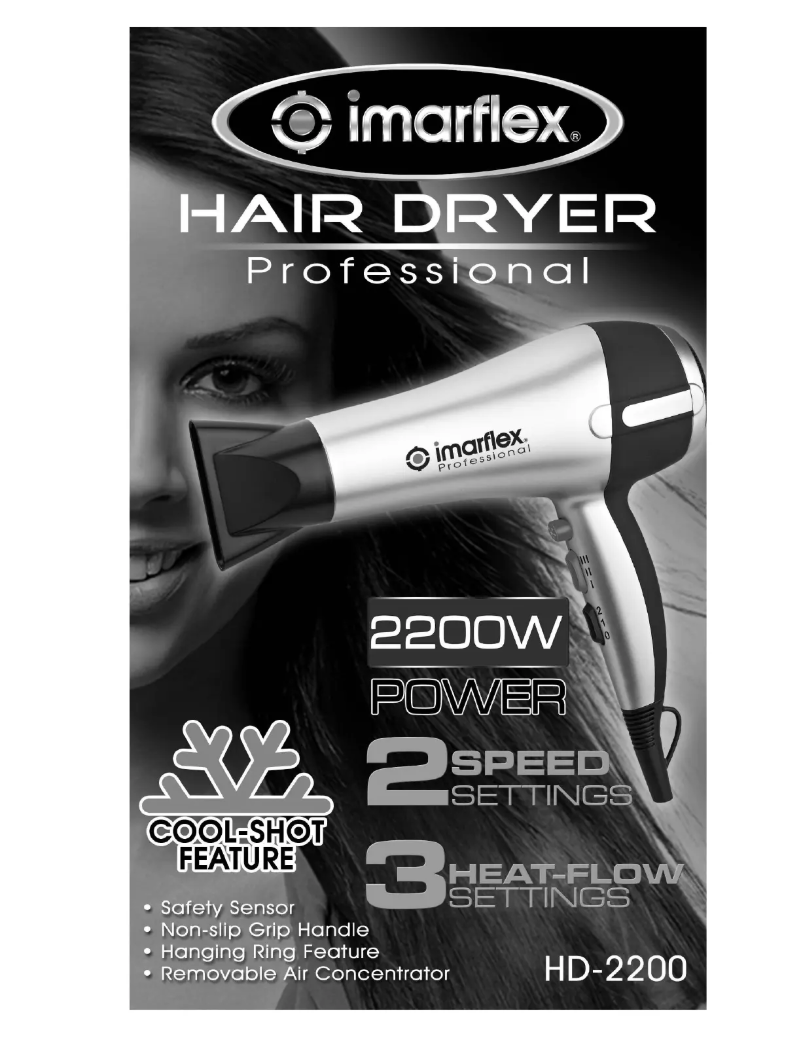 Page n°1 - Manuel utilisateur Imarflex HD-2200