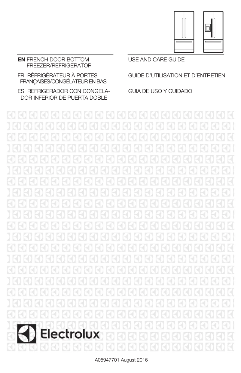 Page 1 de la notice Manuel utilisateur Electrolux EI23BC82S