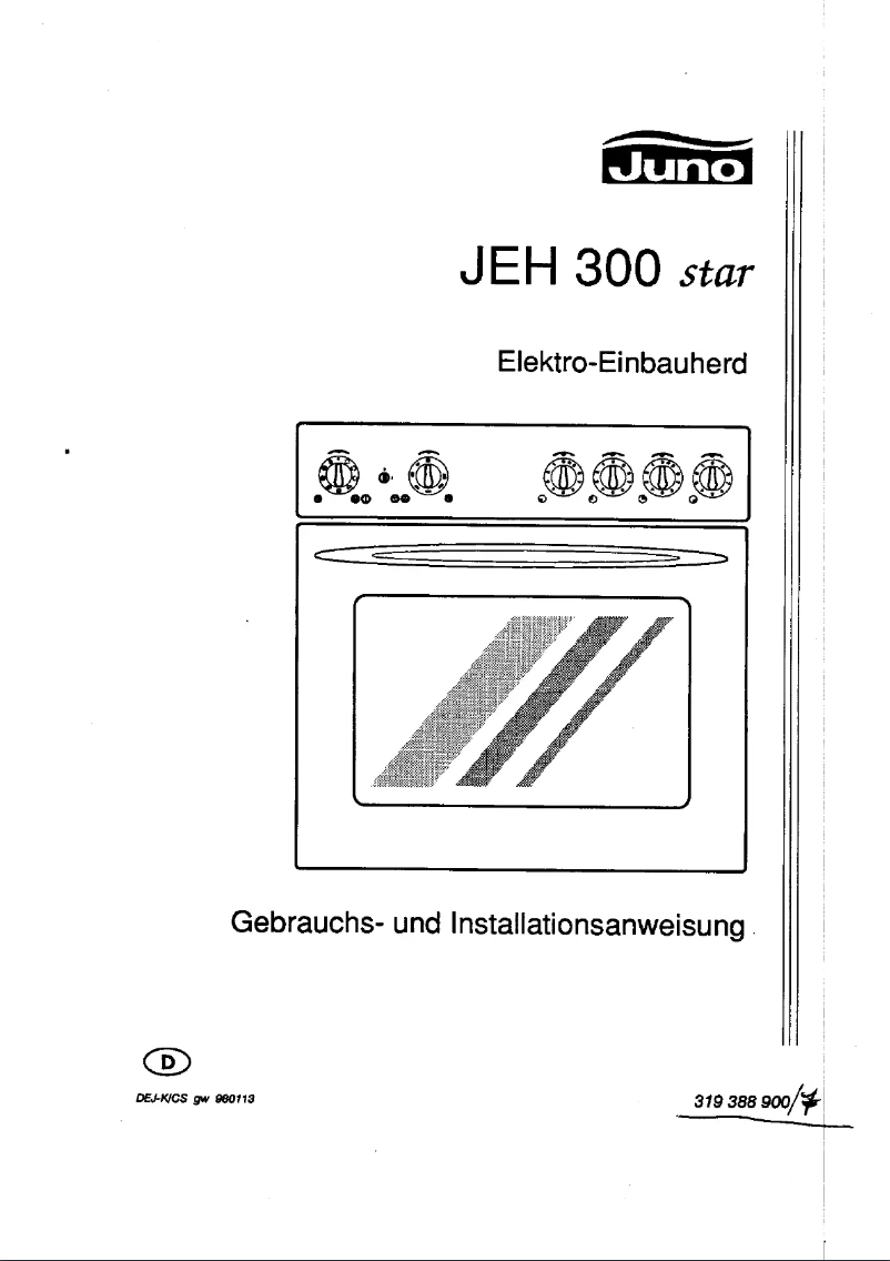Image de la première page du manuel de l'appareil JEH300S