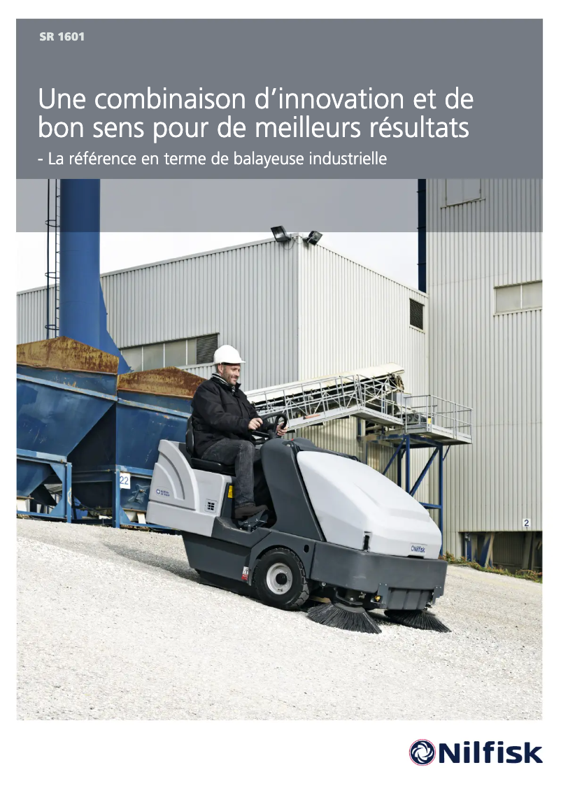 Página 1 del manual Folleto Nilfisk SR 1601