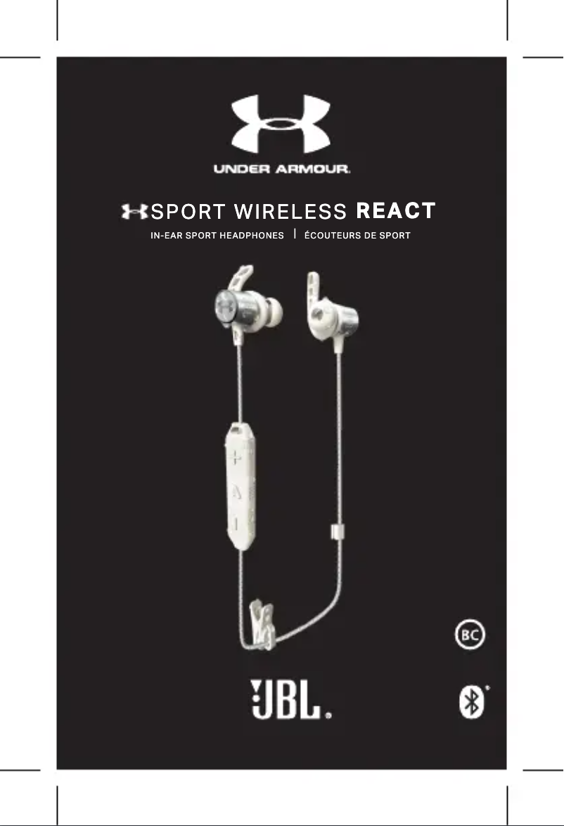 Page n°1 - Manuel utilisateur JBL Under Armour Sport Wireless React