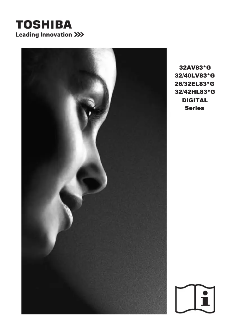 Page 1 de la notice Manuel utilisateur Toshiba 26EL833DG