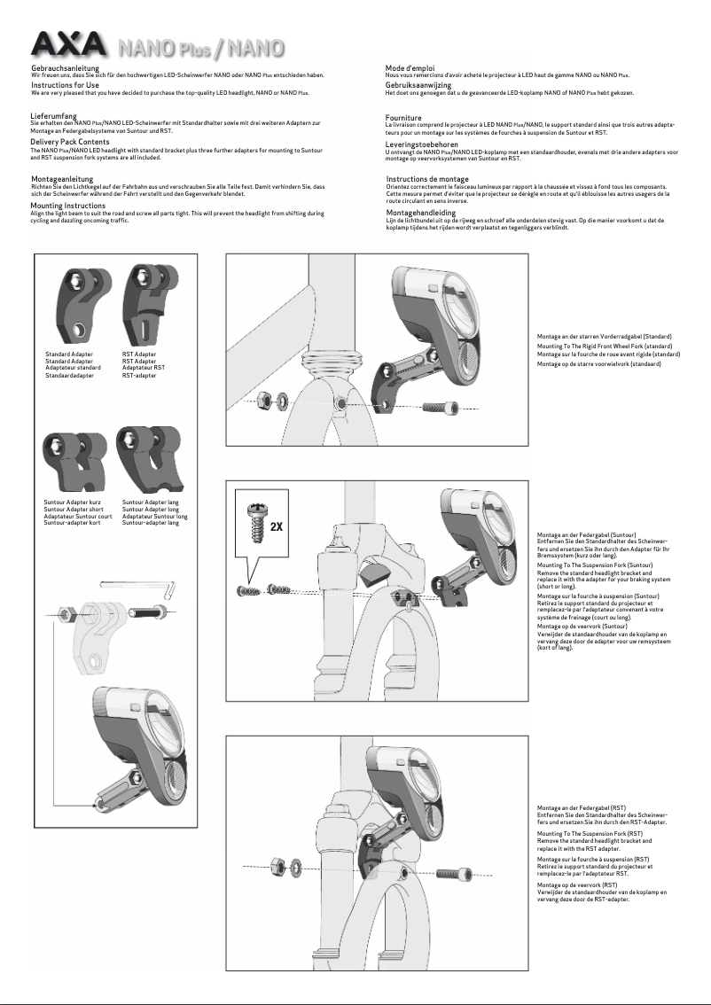 Image de la première page du manuel de l'appareil Nano Plus